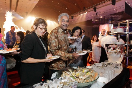 The best produce from Australia awaits guests at the Australia Day 2013 reception.